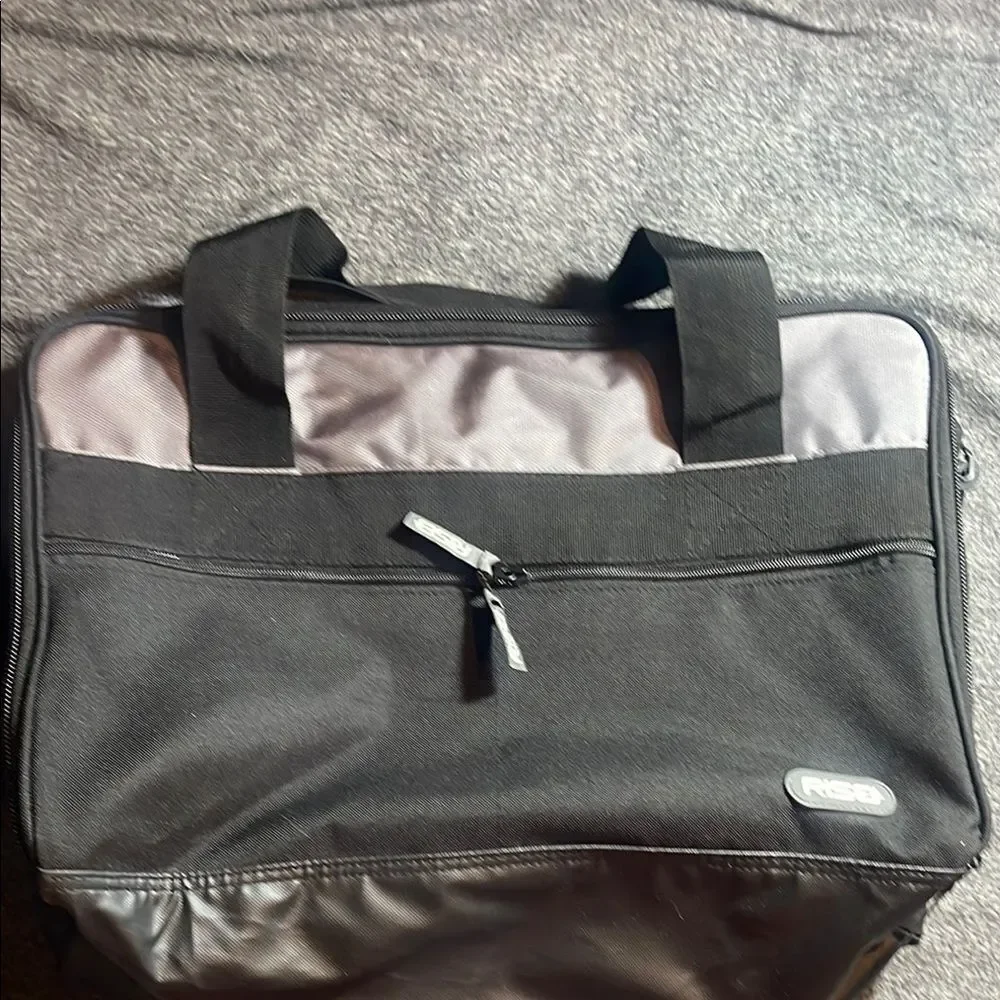 Rise Black and Gray Men's smart, travel Bag